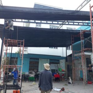 Mái xếp di động, mái lượn sóng Hòa Phát MXHP07