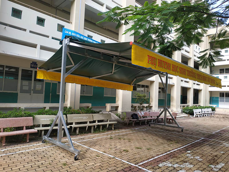 Mái hiên di động chữ A có bánh xe đẩy MH006