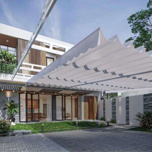 Thi công mái xếp di động giá rẻ tại Hà Nội