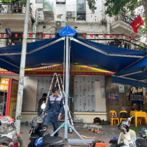 Mái hiên di động chữ A có bánh xe đẩy MH001