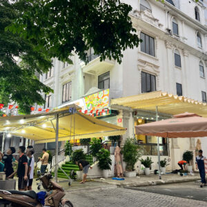 Mái hiên di động chữ A có bánh xe đẩy MH008